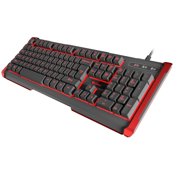 Genesis NKG-0913 Thor 410, Wired, USB, Gaming Keyboard, Black/Red