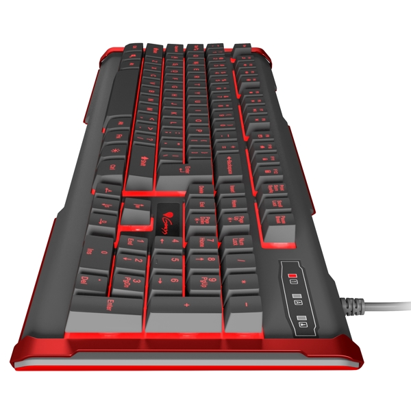 Genesis NKG-0913 Thor 410, Wired, USB, Gaming Keyboard, Black/Red