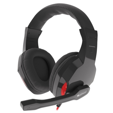 ყურსასმენი Genesis NSG-1438 Argon 120, Gaming Headset, Wired, 3.5mm, Black/Red