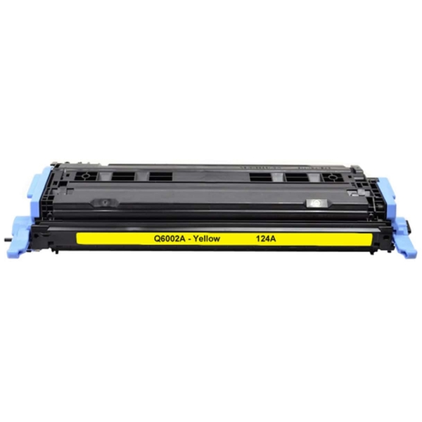 თავსებადი კარტრიჯი HP Q6002A 124A, Compatible LaserJet Toner Cartridge, 2000P, Yellow