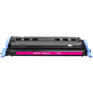 HP Q6003A 124A, Compatible LaserJet Toner Cartridge, 2000P, Magenta