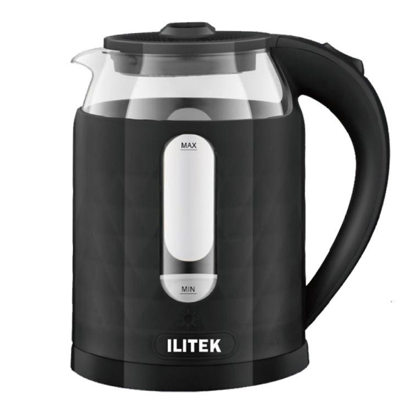 ელექტრო ჩაიდანი Ilitek IL 1016, 1500W, 1.8L, Electric Kettle, Black
