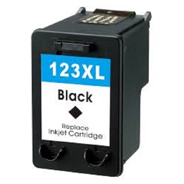 HP HP123XL BK F6V19AE, Compatible Ink Cartridge, 480P, Black