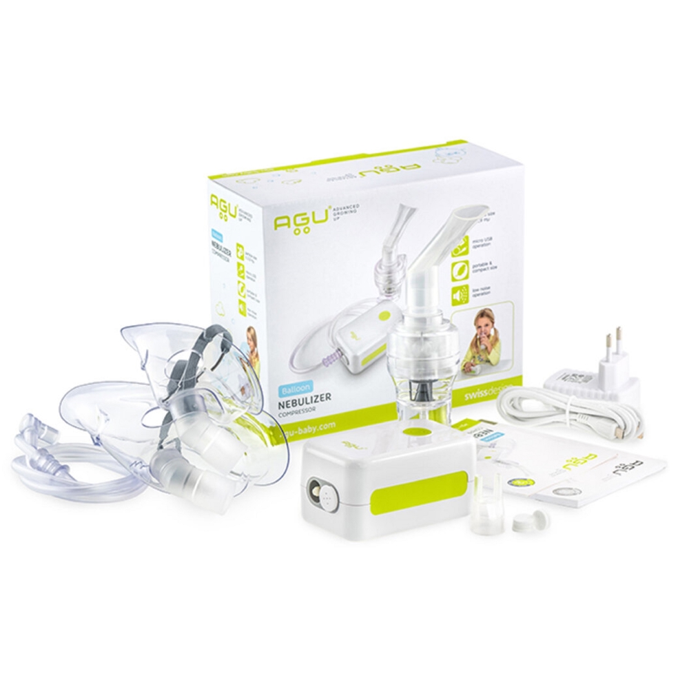 ნებულაიზერი AGU Baby N3, Nebuliser, White/Green