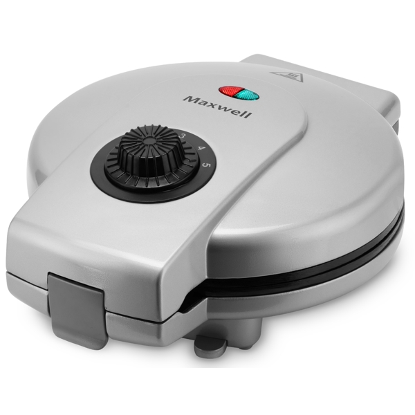 ვაფლის აპარატი Maxwell MW 1571, 800W, Waffle Maker, Grey