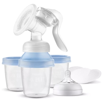 Philips Avent SCF430/13, Manual Breast Pump, White