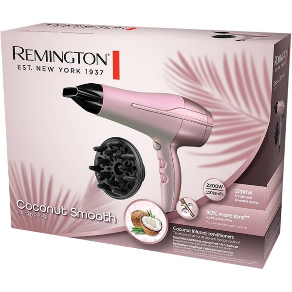 თმის საშრობი Remington D5901, 2200W, Hair Dryer, Pink