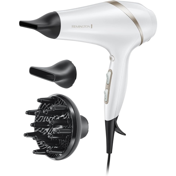 თმის საშრობი Remington AC8901, 2300W, Hair Dryer, White/Black