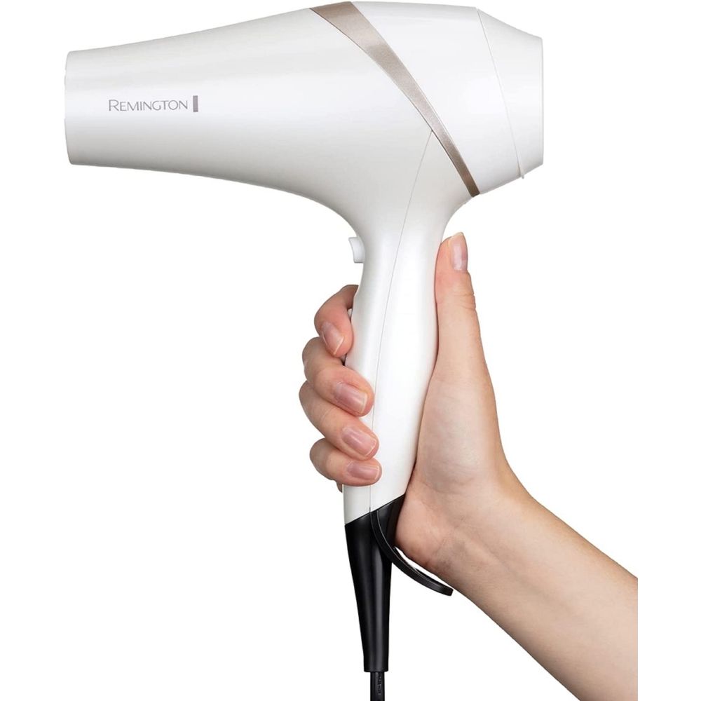 Remington AC8901, 2300W, Hair Dryer, White/Black
