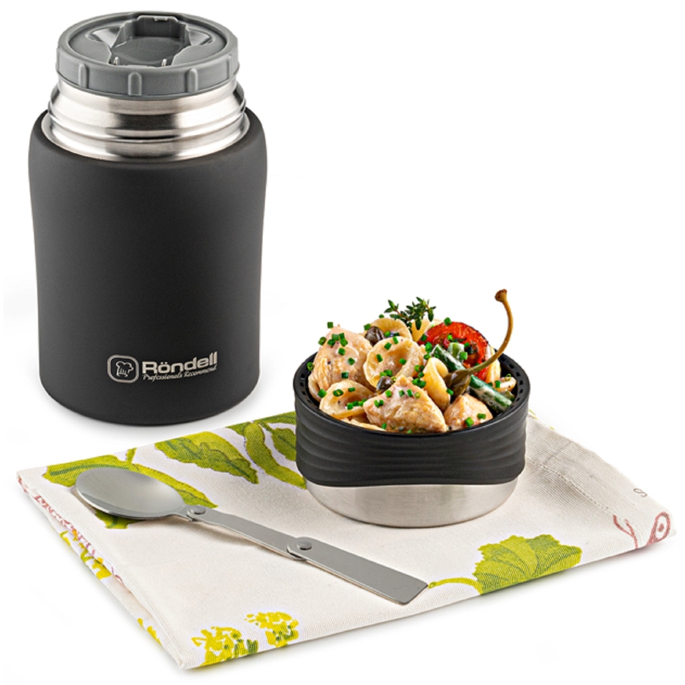 თერმოსი Rondell RDS 1303, 0.7L, Thermos, Black
