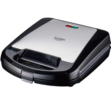 სენდვიჩის აპარატი Sollex France SL 314, 1200W, Sandwich Maker, Black/Silver