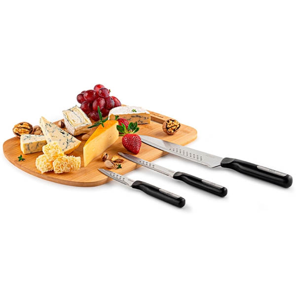 Rondell RD 1569, 3Pcs, Knife Set, Black