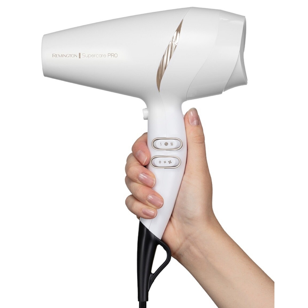 თმის საშრობი Remington AC7200W, 2200W, Hair Dryer, White
