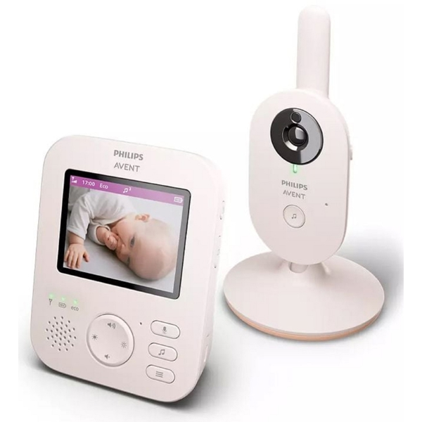 Philips Avent SCD881/26, Video Baby Monitor, White