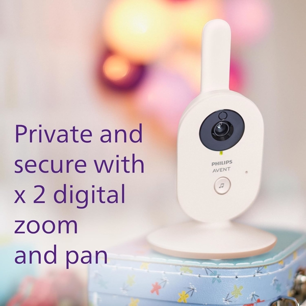 Philips Avent SCD881/26, Video Baby Monitor, White