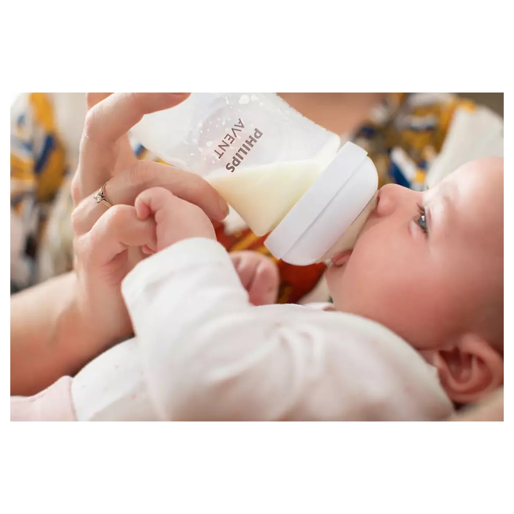 Philips Avent SCY903/01 Natural Response, 0.26l, Baby Bottle, White/Transparent