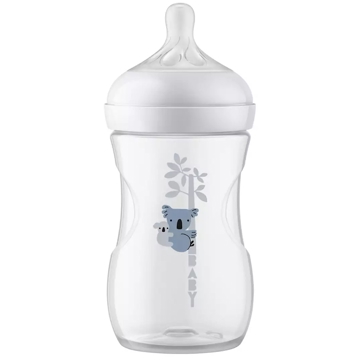 Philips Avent SCY903/67 Natural Response, 260Ml, Baby Bottle, White/Transparent