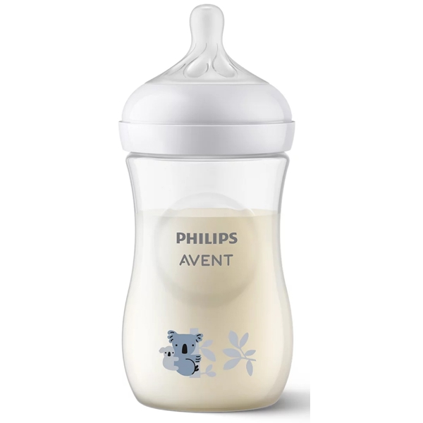 Philips Avent SCY903/67 Natural Response, 260Ml, Baby Bottle, White/Transparent