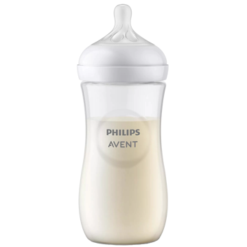 Philips Avent SCY906/01 Natural Response, 330Ml, Baby Bottle, White/Transparent	