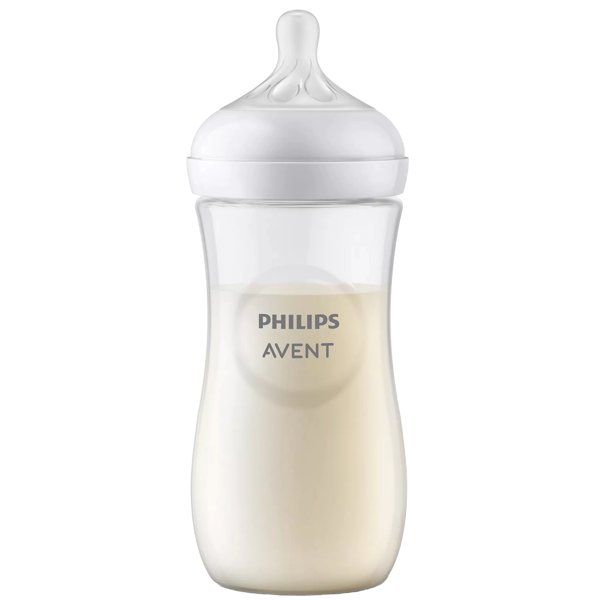 Philips Avent SCY906/01 Natural Response, 330Ml, Baby Bottle, White/Transparent	