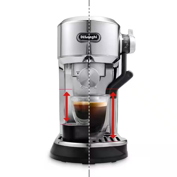 ყავის აპარატი DeLonghi EC950.M, 1450W, 1.6L, Coffee Machine, Silver