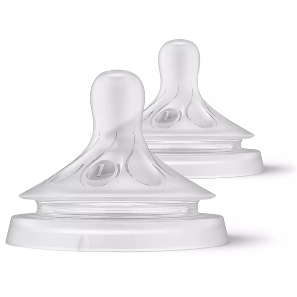 Philips Avent SCY961/02 Natural Response, 2Pcs, 0m, Nipple, Transparent