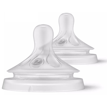 Avent SCY962/02 Natural Response, 2Pcs, 0m, Nipple, Transparent