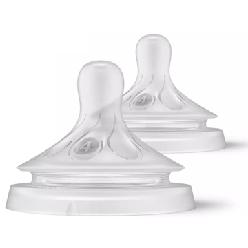 Philips Avent SCY964/02 Natural Response, 2Pcs, 3m, Nipple, Transparent