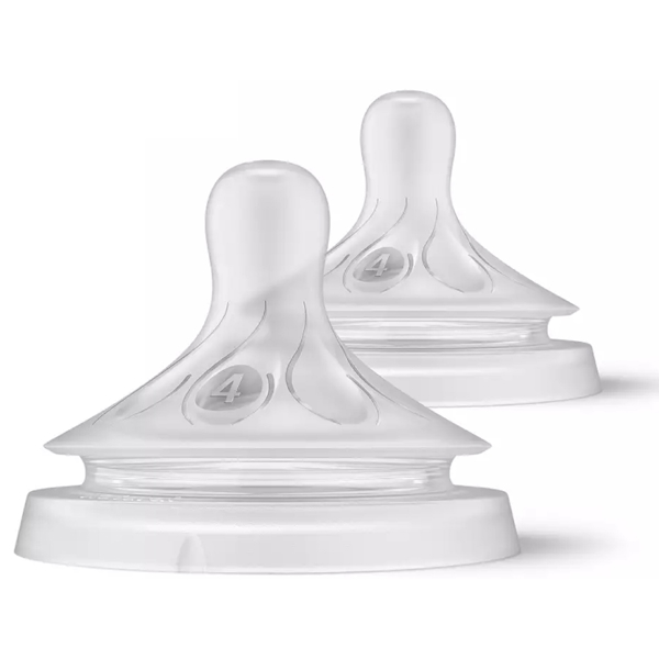 საწოვარა Philips Avent SCY964/02 Natural Response, 2Pcs, 3m, Nipple, Transparent