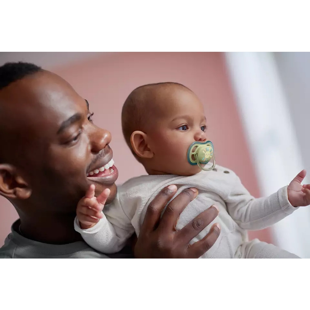 საწოვარა Philips Avent SCF085/58, 0-6m, 2Pcs, Ultrasoft Soother, Blue/Green