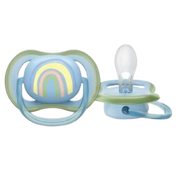 Philips Avent SCF086/03, 0-6m, Ultrasoft Soother, Blue