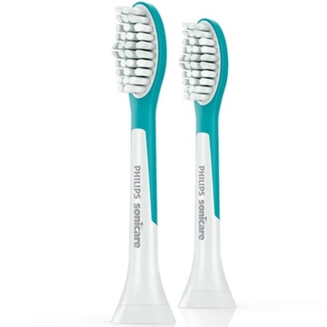 Philips HX6042/33, Compact SoniCare Toothbrush Heads, White/Blue