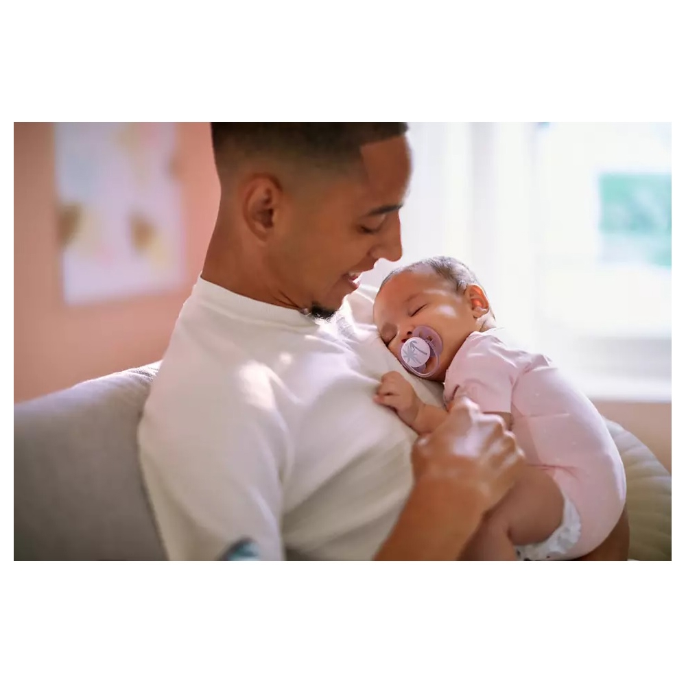 საწოვარა Philips Avent SCF092/03, 0-6m, Ultra Soft Soother, Purple