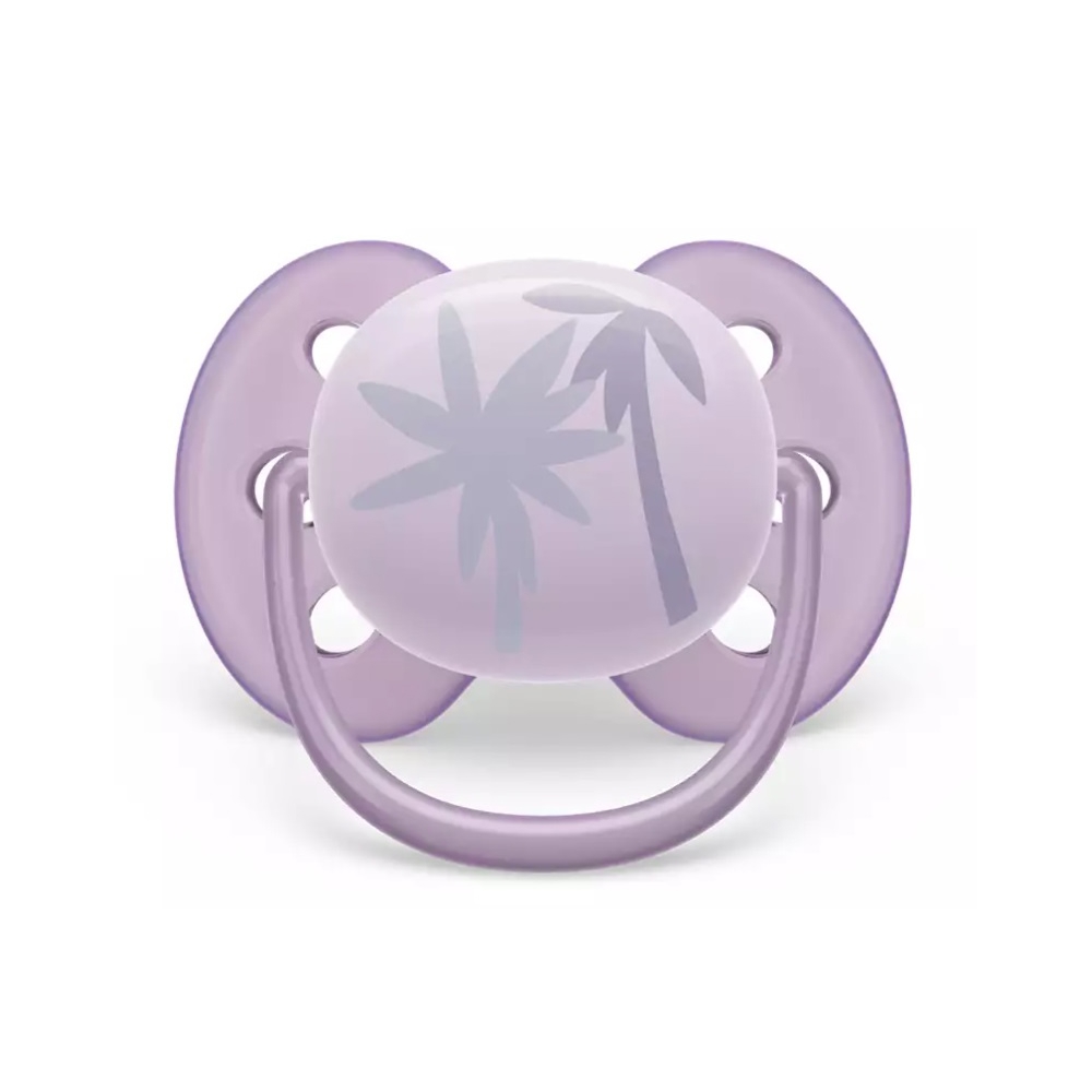საწოვარა Philips Avent SCF091/09, 0-6m, 2Pcs, Ultra Air Soother, Purple/Pink
