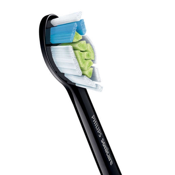 Philips HX6062/13, Compact SoniCare Toothbrush Heads, Black