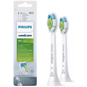 Philips HX6062/10, Compact SoniCare Toothbrush Heads, White