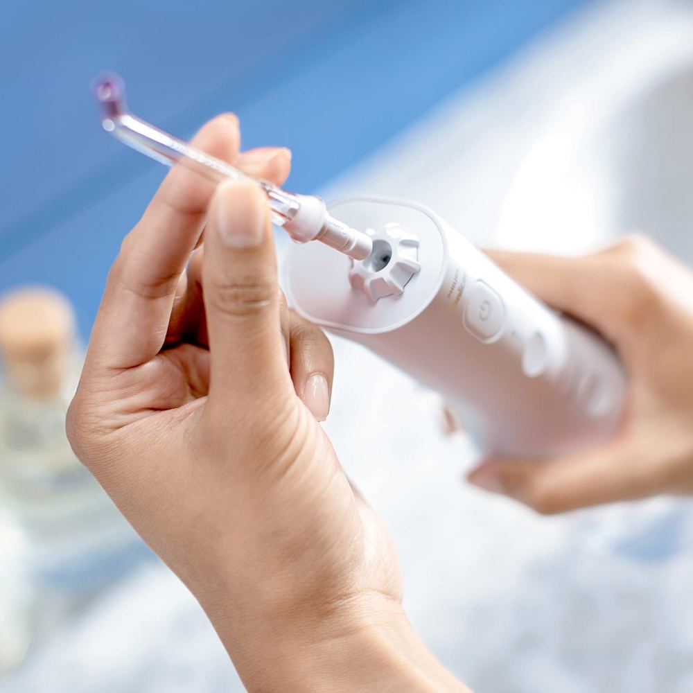 ირიგატორი Philips HX3826/31, Sonicare Cordless Power Flosser 3000 Series, Oral Irrigator, White