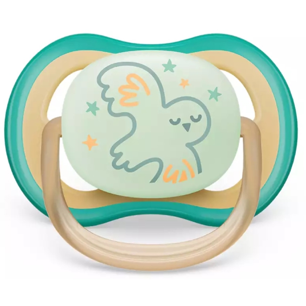 საწოვარა Philips Avent SCF377/01, 0-6m, Air Soother, Beige/Green