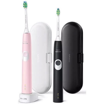 ელექტრო კბილის ჯაგრისი Philips HX6800/35, Electric Toothbrush, Pink/Black