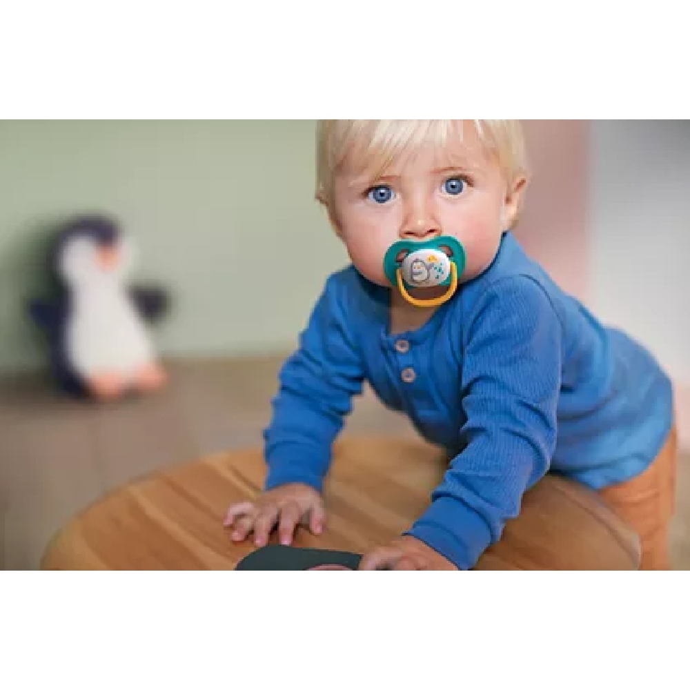 Philips Avent SCF080/07, 6-18m, 2Pcs, Air Soother, Blue/Orange