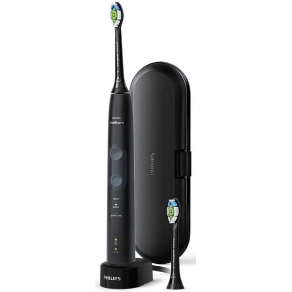 Philips HX6850/47, Sonic electric toothbrush, Black