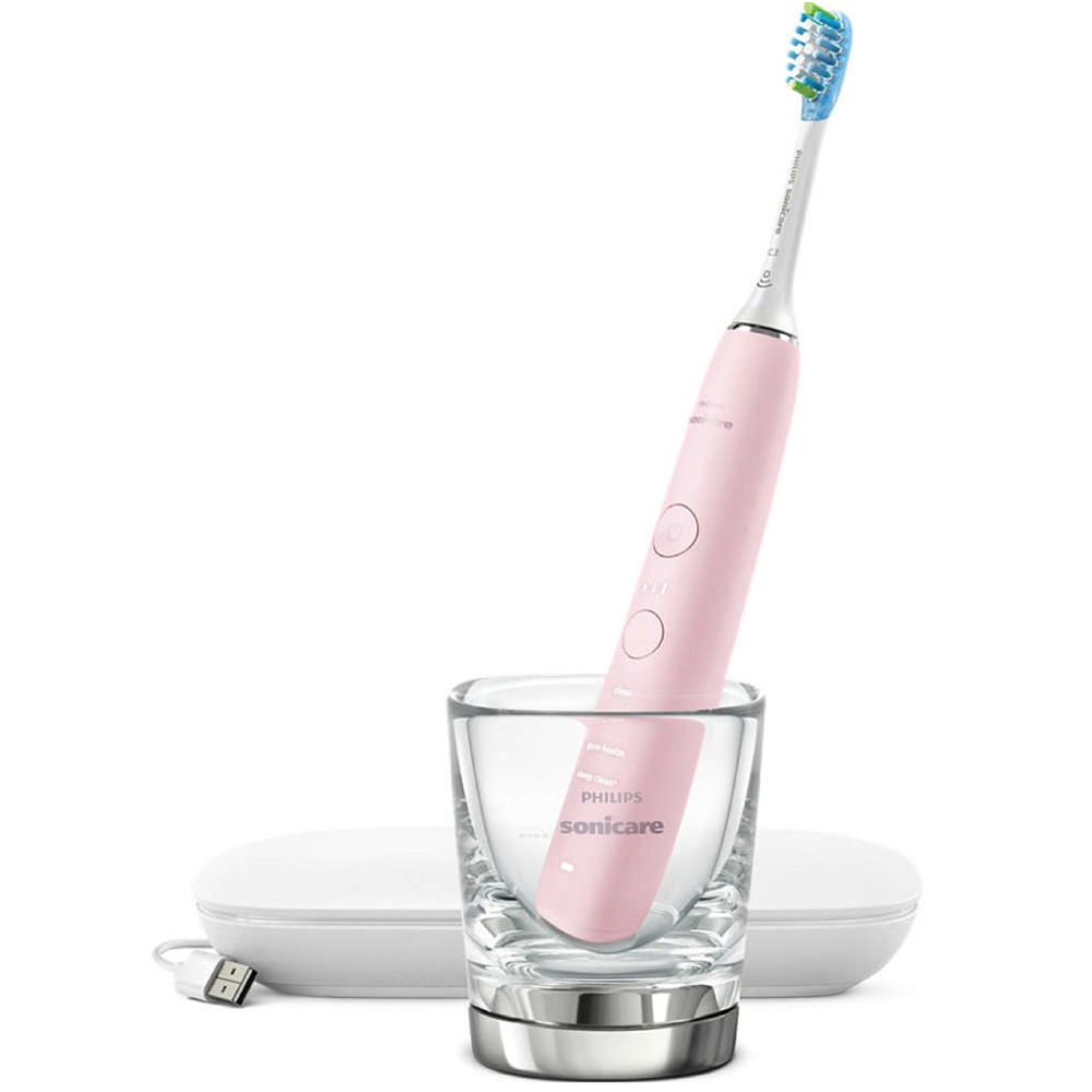 Philips HX9911/29, Sonicare DiamondClean 9000 Series, Electric Toothbrush, Pink