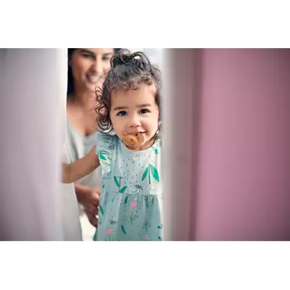 საწოვარა Philips Avent SCF091/18, 6-18m, 2Pcs, Air Soother, Purple/Orange