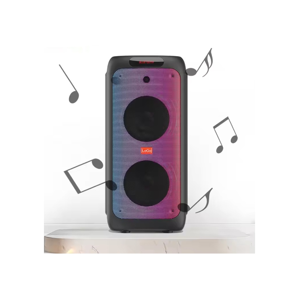 Eden ED-835, 80W, Bluetooth, USB, TF-Card, 2 Microphone, Speaker, Black