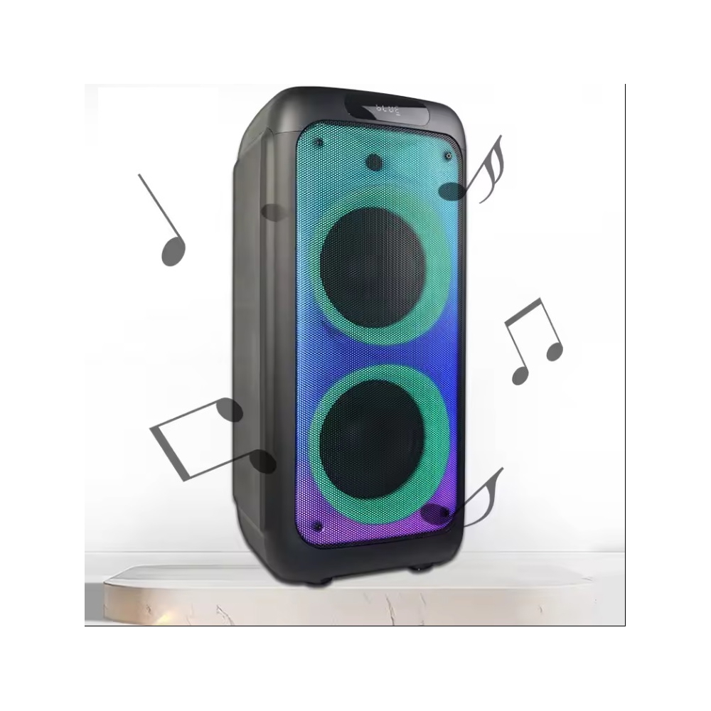 დინამიკი Eden ED-835, 80W, Bluetooth, USB, TF-Card, 2 Microphone, Speaker, Black