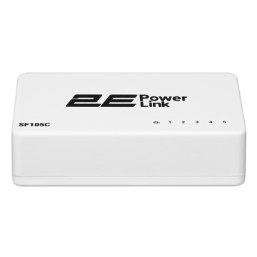 2E 2E-SF105C, 5-Port, Switch, White