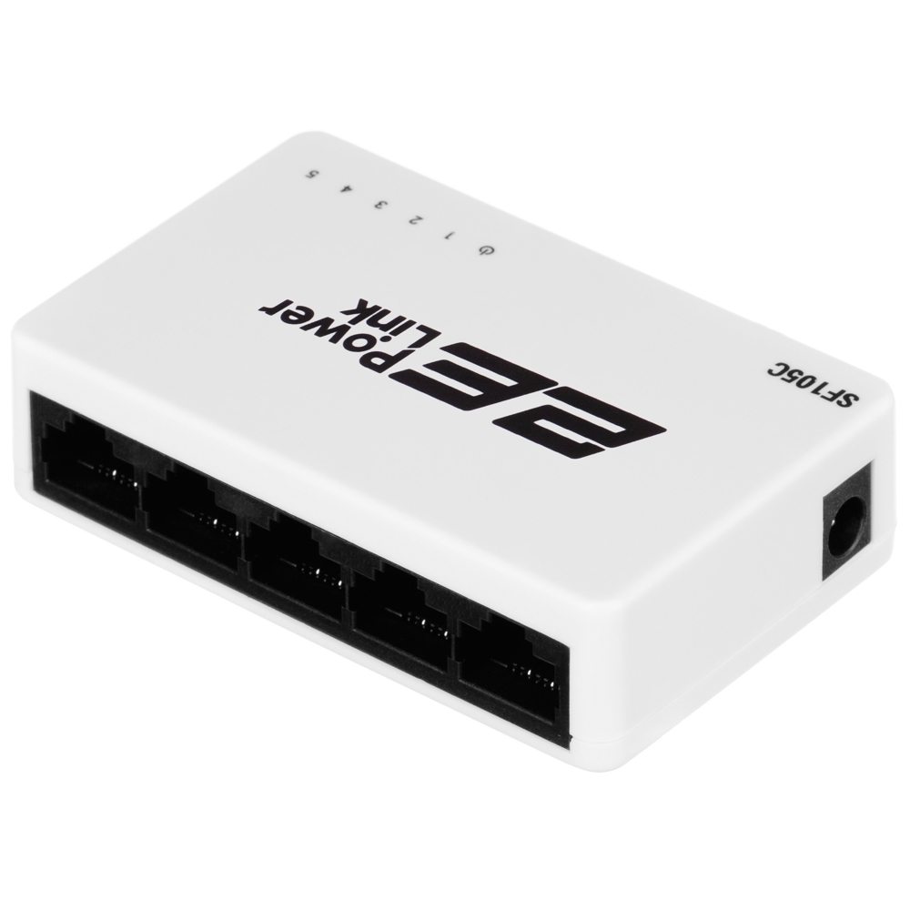 სვიჩი 2E 2E-SF105C, 5-Port, Switch, White