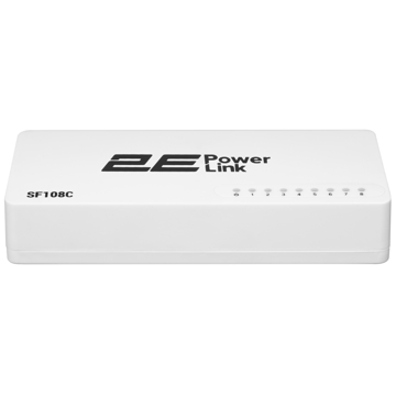 2E 2E-SF108C, 8-Port, Switch, White