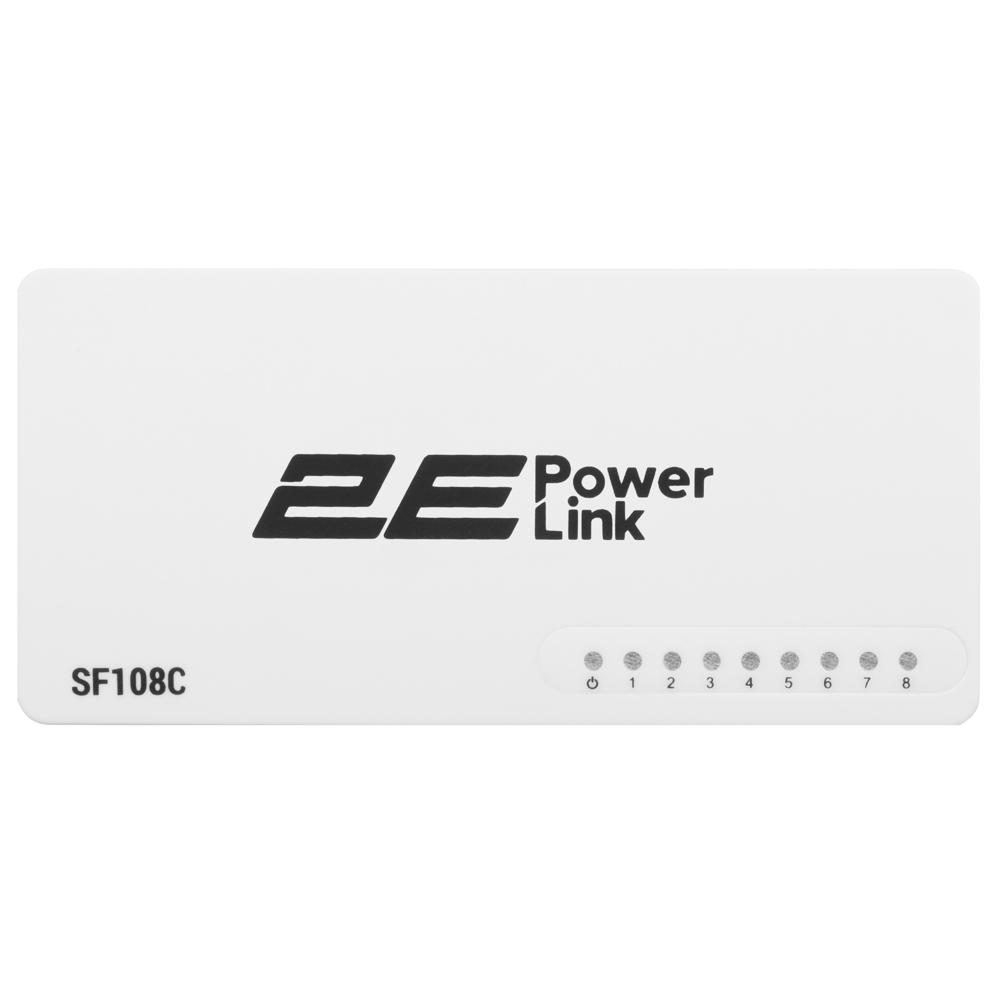 2E 2E-SF108C, 8-Port, Switch, White