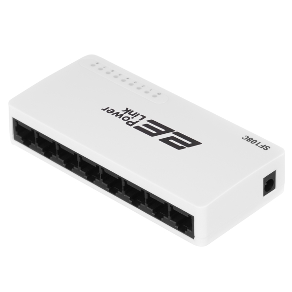 სვიჩი 2E 2E-SF108C, 8-Port, Switch, White